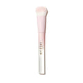 Sheglam Color Bloom Liquid Blush Brush packaging, showcasing the unique angled brush with a cat paw print design. The compact case or sleeve is sleek and modern, designed for easy storage or travel, with branding highlighting its precision for liquid blush application