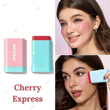 SHEGLAM - Glass Glow Blush Stick - Cherry Express