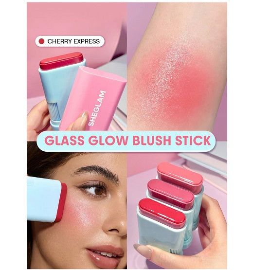 SHEGLAM - Glass Glow Blush Stick - Stunner
