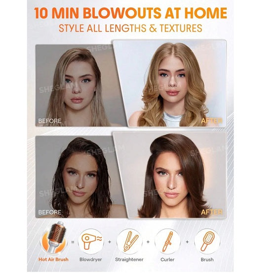 SHEGLAM - HAIR Blowout Bliss Volumizing Hot Air Brush