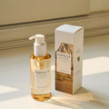 Skincare bottle and packaging with 'Skin104' branding on a neutral background