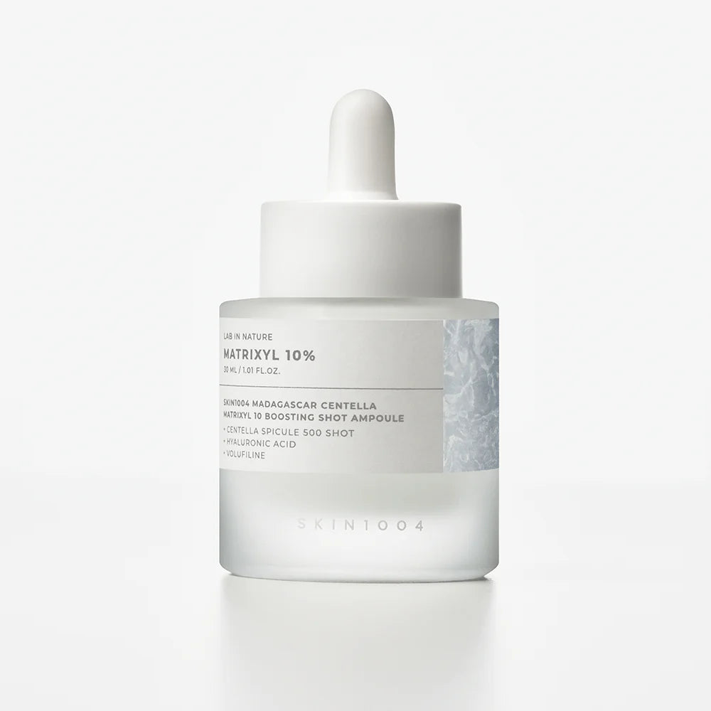 Skintouch skincare ampoule bottle with dropper on a white background