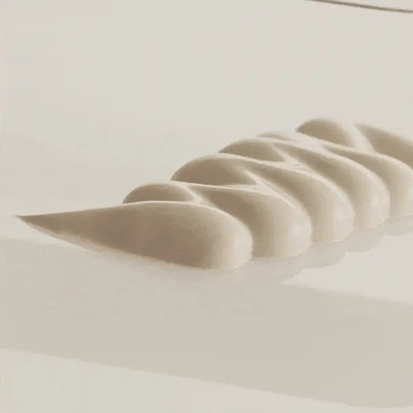 Close-up of sand dunes with a soft focus