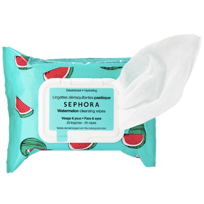 SEPHORA - Cleansing Wipes Watermelon Hydrating - 25 WIPES