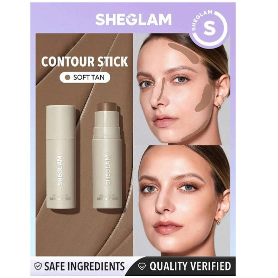 Sheglam - Snatch 'N' Define Stick Cream Contour - Soft Tan