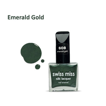SwissMiss - Nail Polish - Emerald Gold (608)