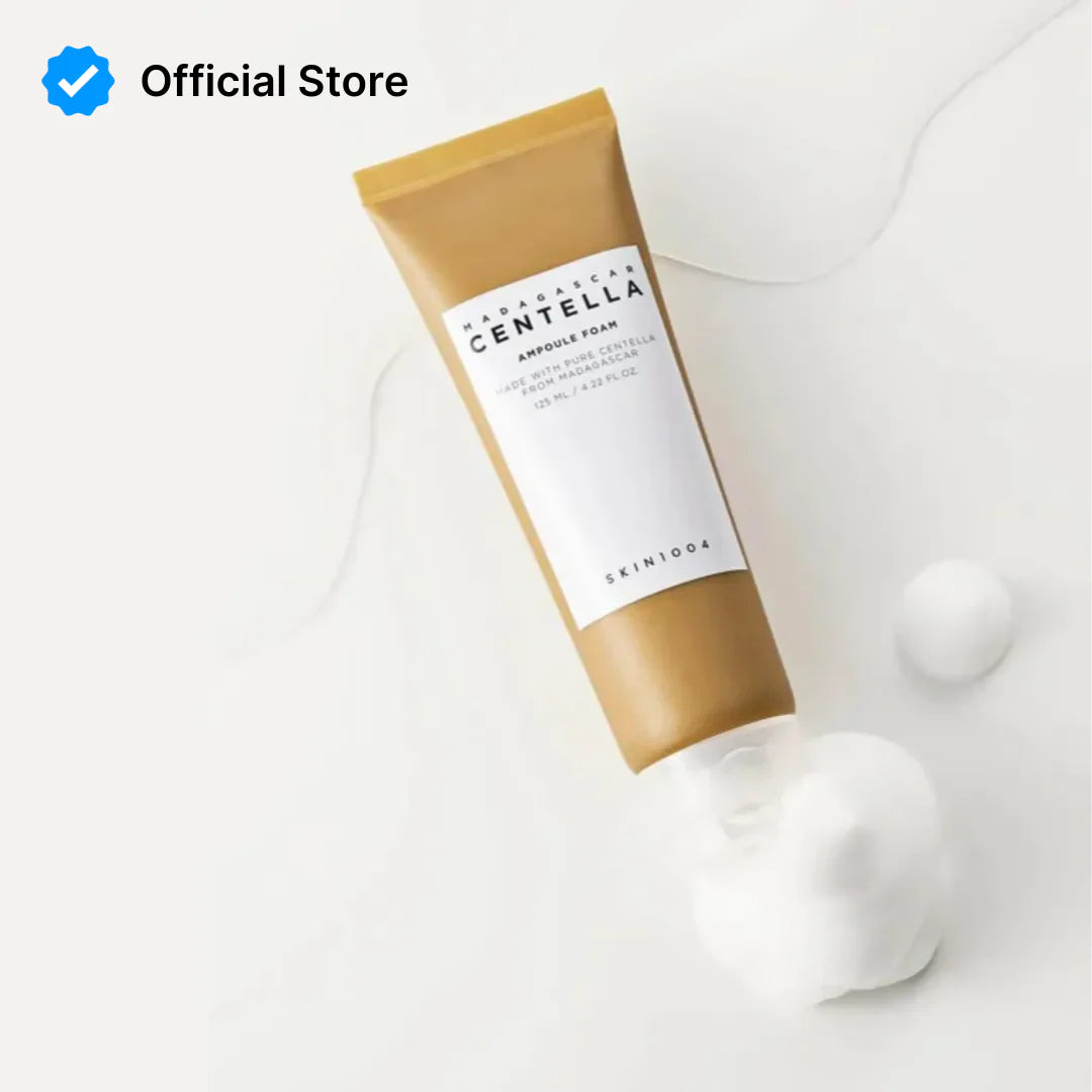 Skincare product with a label on a white background, featuring an 'Official Store' badge.