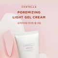 MADAGASCAR CENTELLA poremizing light gel cream packaging on a pink background