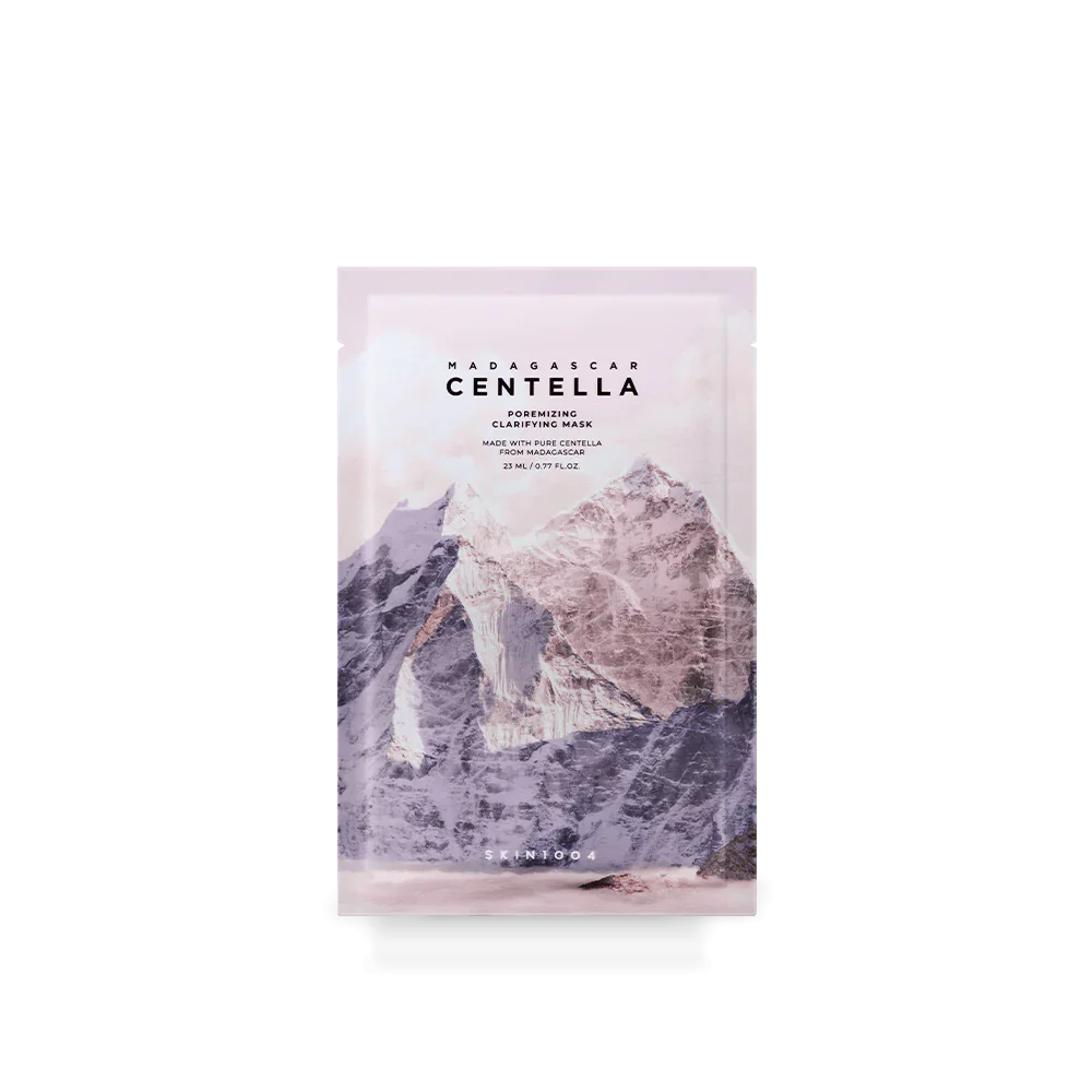 Packaging of Madagascar Centella with mountain design