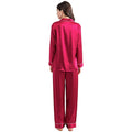 Buy Silk PJ Set - Red in Pakistan