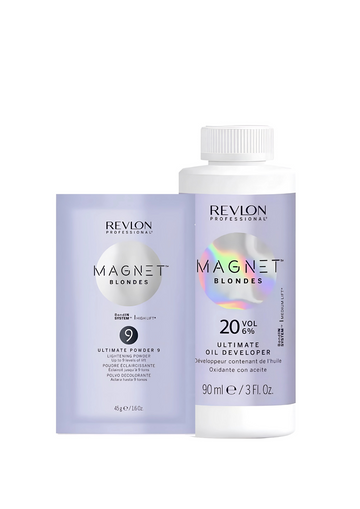 Magnet Blondes Bleaching Bundle - Powder 9 Sachet 45g & Developer 90ml