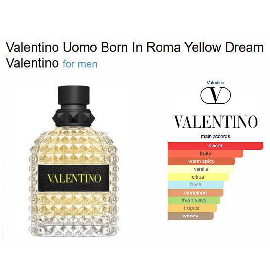 VALENTINO - UOMO BORN IN ROMA YELLOW DREAM EDT - 100ML