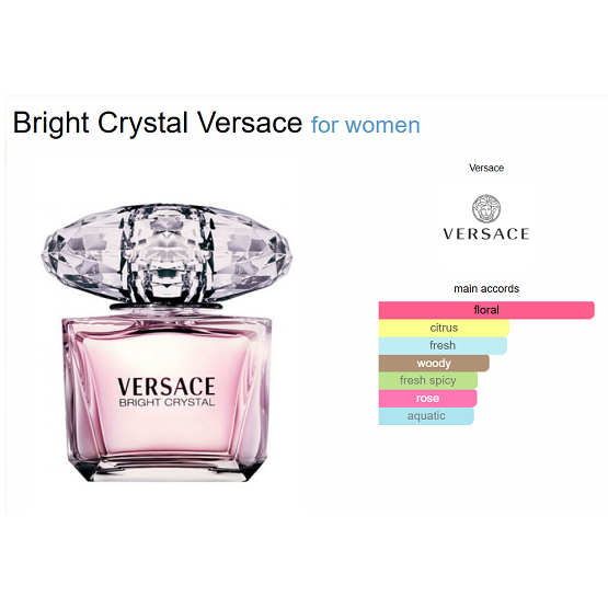 VERSACE - BRIGHT CRYSTAL WOMEN EDT - 200ML