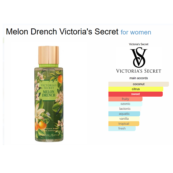 Victoria's Secret - Melon Drench For Women Mist - 250ML