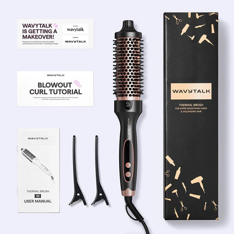 WAVYTALK - Blowout Boost Ionic Thermal Brush (Rose Gold)