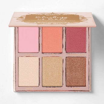 BH COSMETICS - Blushing in Bali - 6 Color Blush and Highlighter Palette (Damaged in shipment/ repressed 0017)