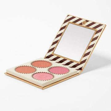 BH COSMETICS – Truffle 4 Color Blush Palette – Vanilla Peach - Light Peachy Pink Tones