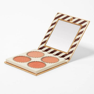 BH COSMETICS – Truffle 4 Color Blush Palette – Chocolate Orange - Light Peachy Orange Tones