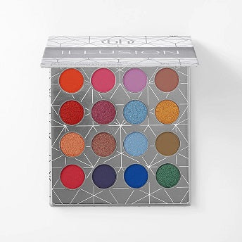 BH COSMETICS - Illusion - 16 Color Shadow Palette