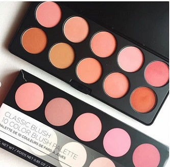 BH COSMETICS Classic Blush - 10 Color Palette