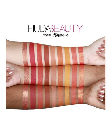 Huda Beauty - Coral - Obsessions Eyeshadow Palette