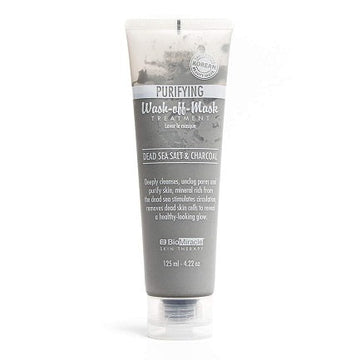 BioMiracle - Purifying Wash Off Mask Dead Sea Salt & Charcoal - 125ml