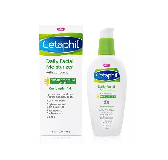 Cetaphil – Daily Facial Moisturizer with Sunscreen SPF 35 – 88ml