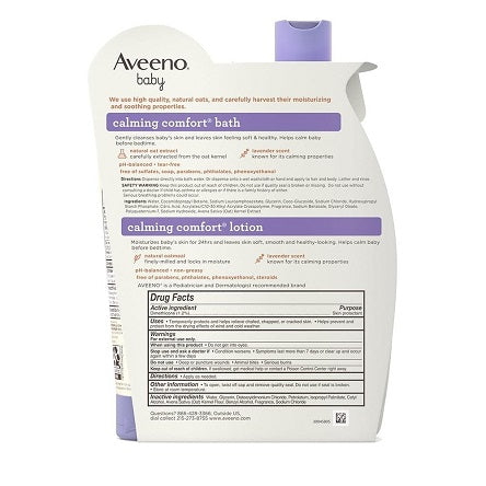 Aveeno - Baby Calming Comfort Bath   Lotion Set