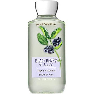 Bath and Body Works - Blackberry & BASIL Shea + Vitamin E Shower Gel - 295ml