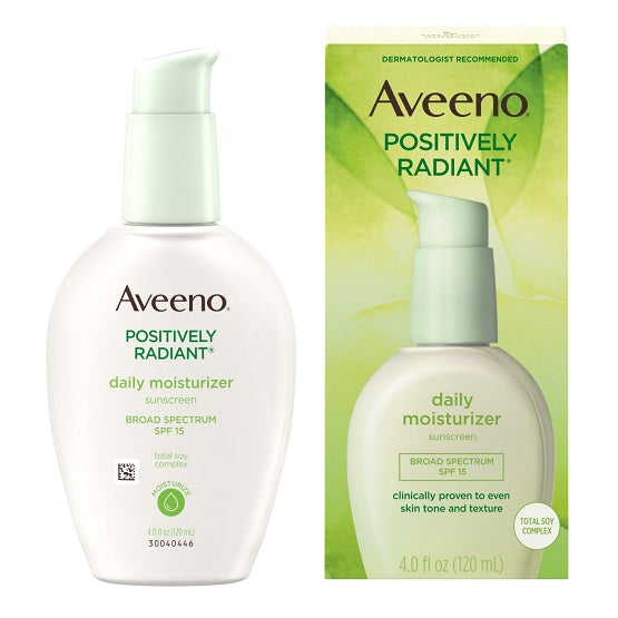 AVEENO - Positively Radiant Daily Face Moisturizer SPF 15 - 120ml