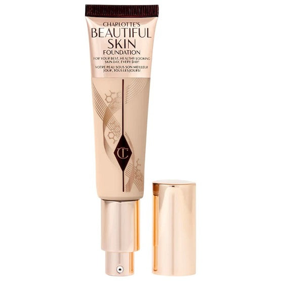 CHARLOTTE TILBURY - Beautiful Skin Medium Coverage Liquid Foundation with Hyaluronic Acid - 3 Neutral / Neutre