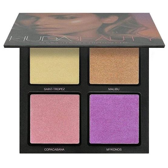 Huda Beauty - 3D Cream and Powder Highlighter Palette - Summer Solstice
