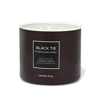 Bath & Body Works -  Black Tie - 3 Wick Candle