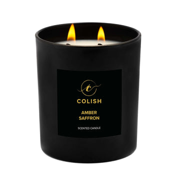 COLISH - Amber Saffron Scented Candle - 230g