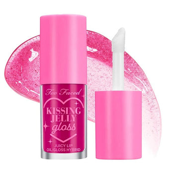 Too Faced - Kissing Jelly Non-Sticky Lip Oil Gloss - Raspberry