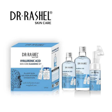 Dr Rashel - Hyaluronic Acid Instant Hydration Skin Cleansing Set 3Pcs - Set