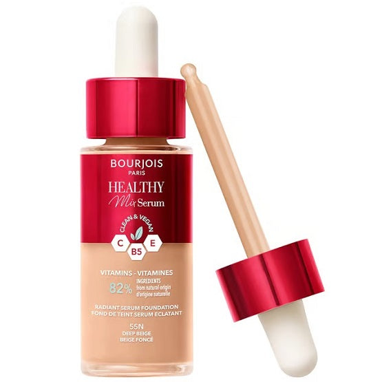 Bourjois - Healthy Mix Serum Foundation - 55 Deep Beige