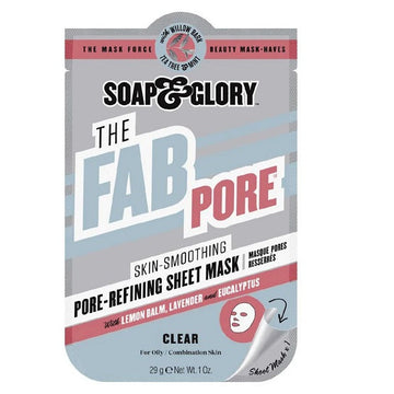 SOAP & GLORY - The Fab Pore Pore-Refining Sheet Face Mask For Oily Skin (Clear)