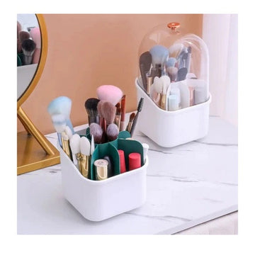 HeartGlow Rotating Makeup Brush Stand