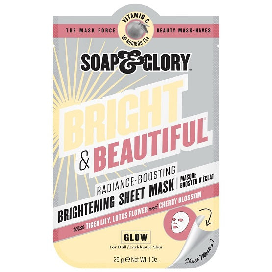 SOAP & GLORY - Bright & Beautiful Brightening Sheet Face Mask