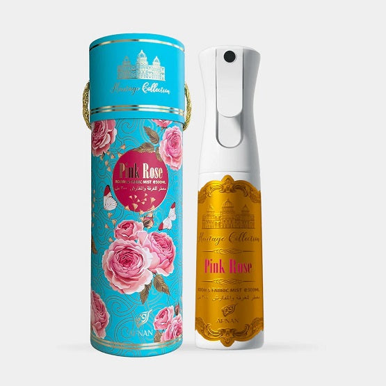 Afnan - Heritage Collection Pink Rose Room & Fabric Mist - 300ml