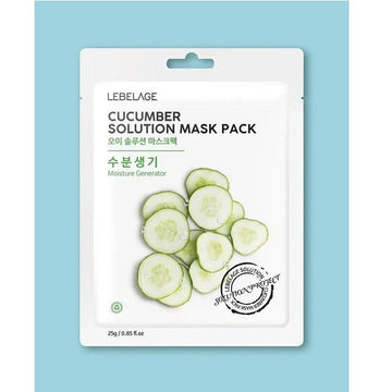 Lebelage - Cucumber Solution Mask Pack - 25g