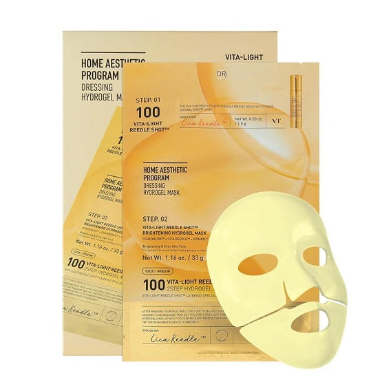 VT Cosmetics - Vita-Light Reedle Shot 100 2-Step Hydrogel Mask - 33g