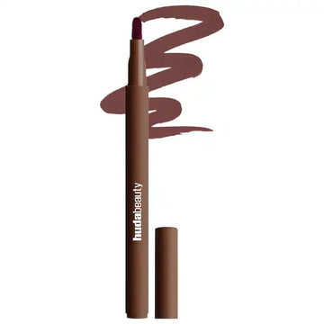 HUDA BEAUTY - Lip Contour Lip Stain for 12-Hour Wear - Rich Brown