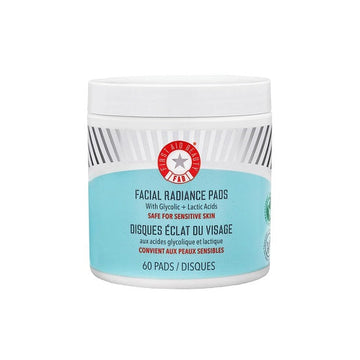 First Aid Beauty - Facial Radiance Pads With Glycolic + Lactic Acids - 60 Pads
