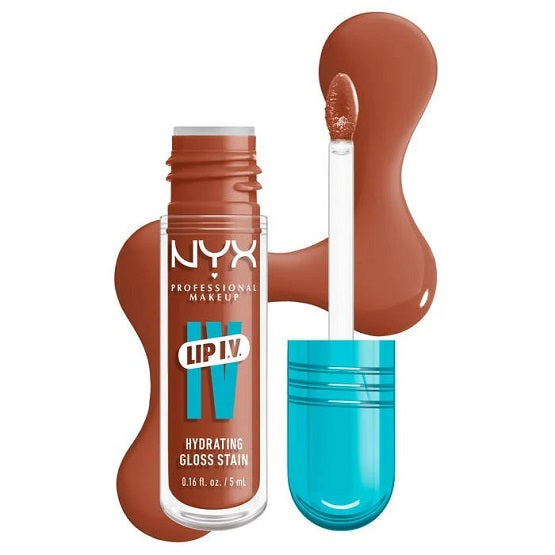 NYX - Lip I.V. Hydrating Gloss Serum - 01 Caramel Drip