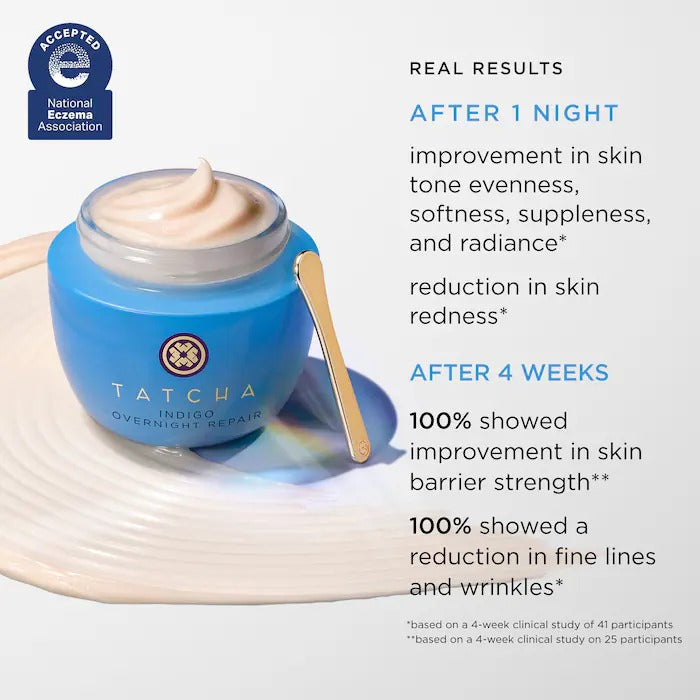 TATCHA - Indigo Overnight Repair Redness Reducing Barrier Cream - 50ml