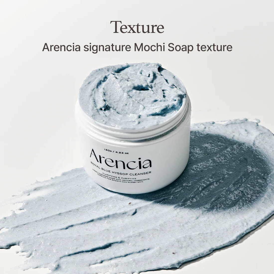 ARENCIA - Blue Hyssop Rice Mochi Cleanser - 120G