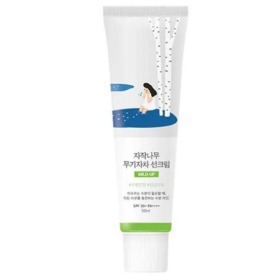 ROUND LAB - Birch Moisturizing Mild-Up Sunscreen SPF 50+, PA++++ - 50ml