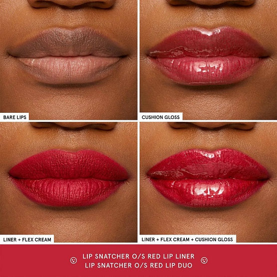 ONE/SIZE - Lip Snatcher Hydrating Liquid Lipstick and Lip Gloss Duo - O/S Redva